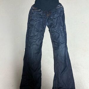 Dark Wash Maternity Denim Jeans